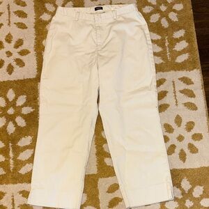Dockers Women's Cream Ankle Pants